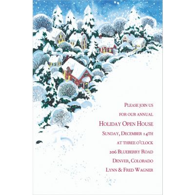 Custom Winter Wonderland Invitations