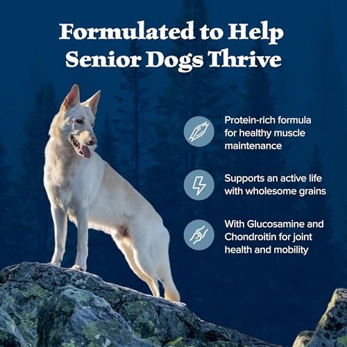 Blue Buffalo Wilderness High Protein Senior Dry Dog Food  Chicken  4.5lb Bag thumbnail