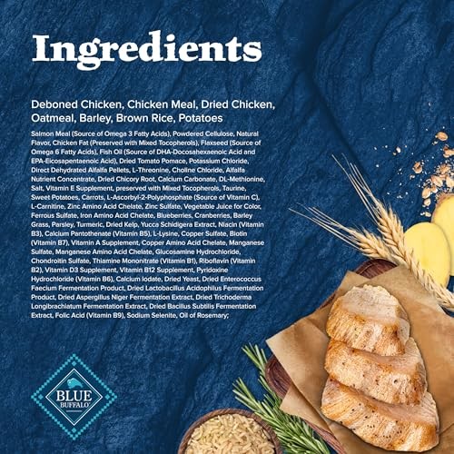 Blue Buffalo Wilderness High Protein Senior Dry Dog Food  Chicken  4.5lb Bag thumbnail