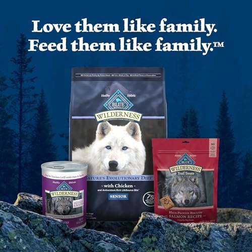 Blue Buffalo Wilderness High Protein Senior Dry Dog Food  Chicken  4.5lb Bag thumbnail