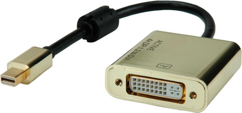 Roline 12.03.3176 Adapter, Mini Dp Plug-Dvi Rcpt
