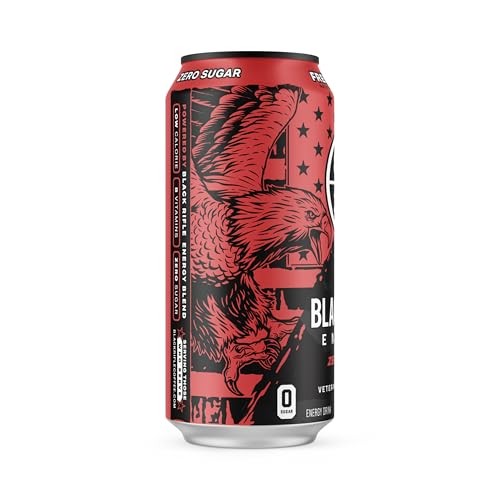 Black Rifle Energy Freedom Punch Zero Sugar Energy Drink, 200mg Caffeine, 16 Fl Oz Can (Pack of 12) thumbnail