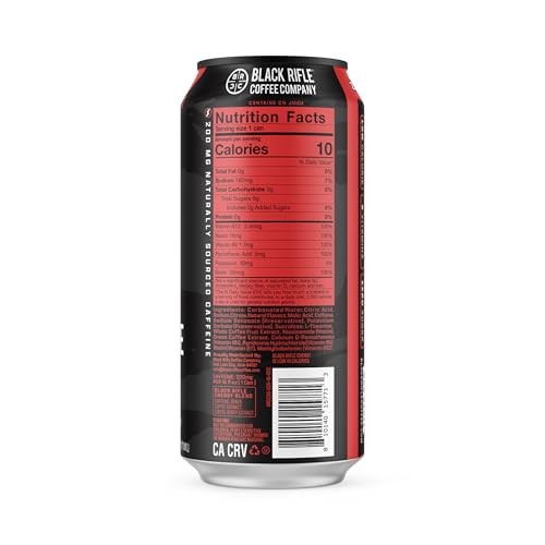 Black Rifle Energy Freedom Punch Zero Sugar Energy Drink, 200mg Caffeine, 16 Fl Oz Can (Pack of 12) thumbnail