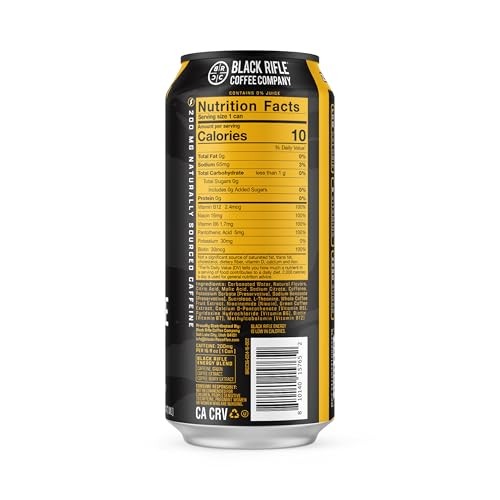 Black Rifle Energy Project Mango Zero Sugar Energy Drink, 200mg Caffeine, 16 Fl Oz Can (Pack of 12) thumbnail