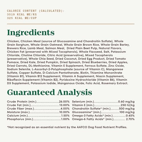 Nutro Ultra Senior Dry Dog Food with a Trio of Proteins from Chicken  Lamb and Salmon  24 Lb Bag thumbnail