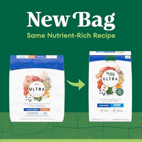 Nutro Ultra Large Breed Puppy Dry Dog Food  Chicken  Lamb and Salmon Protein Trio  27 Lb Bag thumbnail
