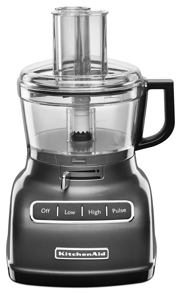 KitchenAid 7-Cup Food Processor W/ Exactslice System in Black, KFP0722QG