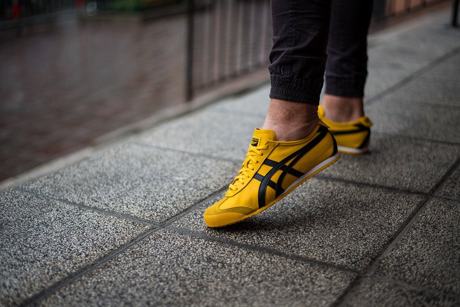 Onitsuka Tiger Mexico 66 Kill Bill (2017) Yellow Athletic Shoes DL408-0490 (Size: US 9) thumbnail
