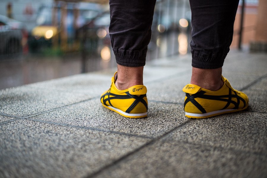 Onitsuka Tiger Mexico 66 Kill Bill (2017) Yellow Athletic Shoes DL408-0490 (Size: US 9) thumbnail