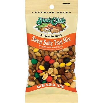 Snak Club Sweet & Salty Trail Mix, 6 Oz., 6/CT