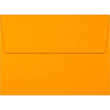 LUX A6 Invitation Envelopes (4 3/4 X 6 1/2) 1000/Pack, Electric Orange (4875-UORA-1000) | Quill