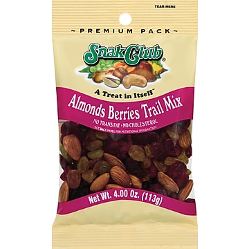 Snak Club Almond & Berry Trail Mix, 4 Oz., 6/CT