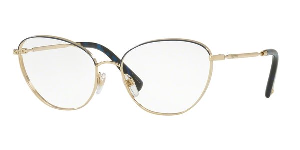Valentino VA1010 3034 57 Gold Blue Womens Butterfly Eyeglasses