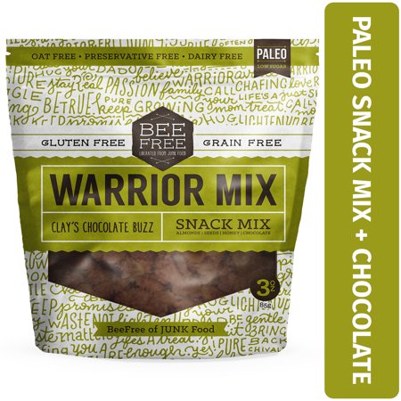 GLUTEN FREE CLAY'S CHOCOLATE BUZZ WARRIOR SNACK MIX, CLAY'S CHOCOLATE BUZZ
