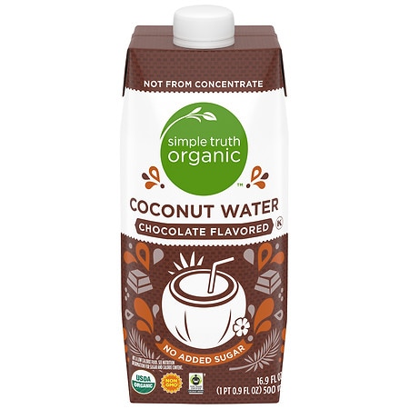 Kroger Simple Truth Organic Chocolate Flavored Coconut Water - 16.9 Fl Oz