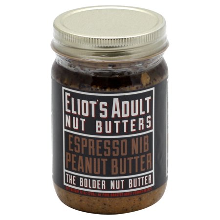 Eliot's Adult Nut Butters Espresso Nib Peanut Butter -- 12 oz
