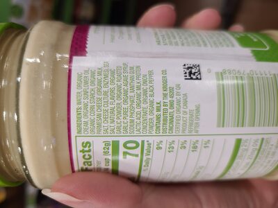 Simple Truth Organic Roasted Garlic Alfredo Sauce 14.5 Oz thumbnail