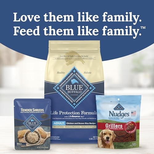 Blue Buffalo Tender Shreds Chicken Toppers  Dog Food  Chicken  2.5oz. Pouch thumbnail