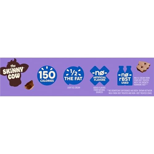 Skinny Cow Vanilla Gone Wild Ice Cream Sandwiches, 4 Count thumbnail