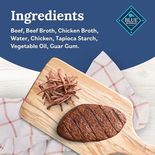 Blue Buffalo Tender Shreds Toppers  Dog Food  Beef & Chicken  2.5oz. Pouch thumbnail