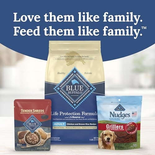 Blue Buffalo Tender Shreds Toppers  Dog Food  Beef & Chicken  2.5oz. Pouch thumbnail