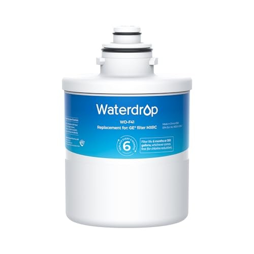 Waterdrop WD-F41 Replacement for GE MXRC  FXRC  FXRT  HXRC  9905  46-9905 & 1E1013  Refrigerator Water Filter  1 Pack