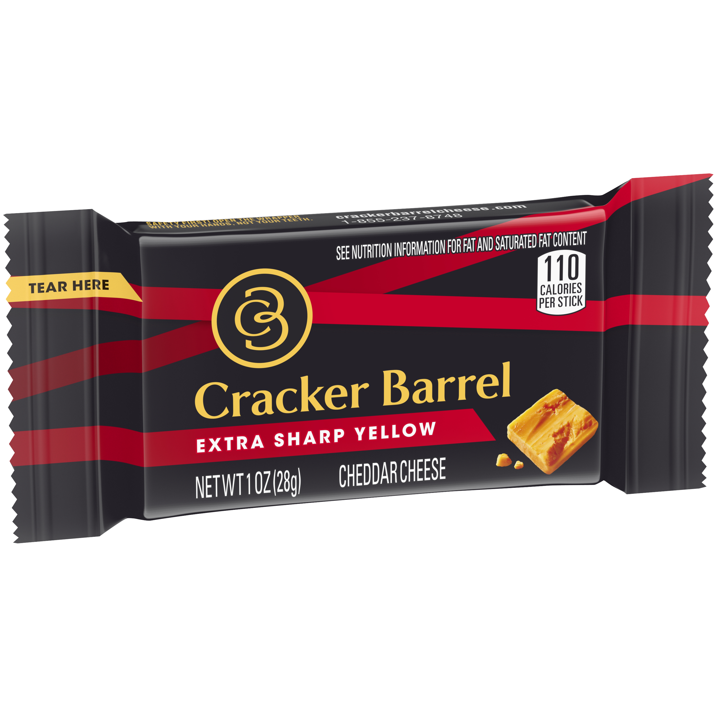 Cracker Barrel Extra Sharp Cheddar Cheese Sticks - 1 Oz