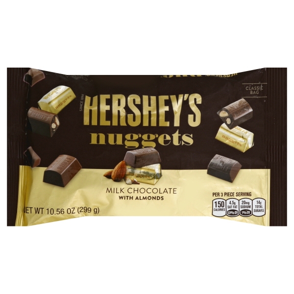 Diet info for Hershey Milk Nuggets 10.5 Oz. - Spoonful