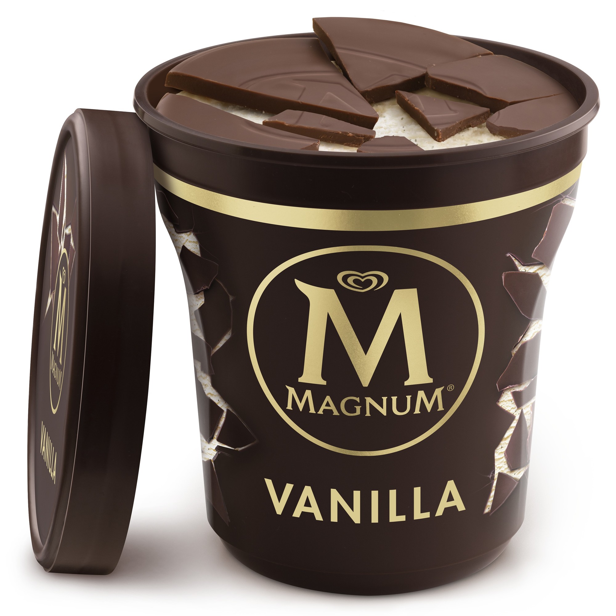 Magnum Ice Cream Tub - Milk Chocolate Vanilla, 14.8 Oz