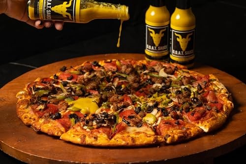 The GOAT Hot Sauce, 5 Fl Oz, Mild Heat with a Hint of Sweetness, Made from Fresh Ingredients: Habanero Peppers, Onions, Carrots, Jalapenos and Garlic. thumbnail