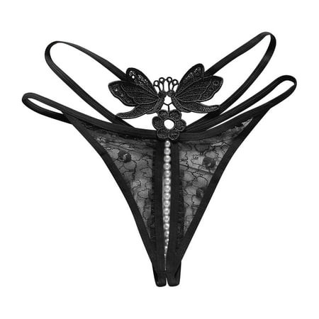 Womens T Pants Panties Hiking Underwear Women Embroidery Lace Cute Transparent Barely There Bras for Women 4742 Low Waist Hot Massage Lace Bikini Pant
