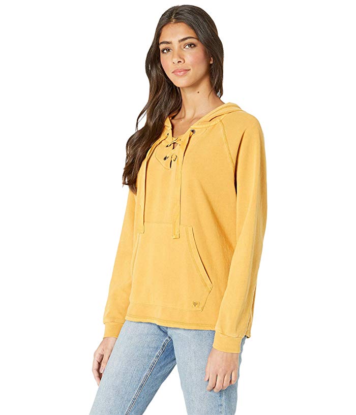 Billabong Women's Along Side 2 Pull Over Hoodie - Small - Golden Hour thumbnail