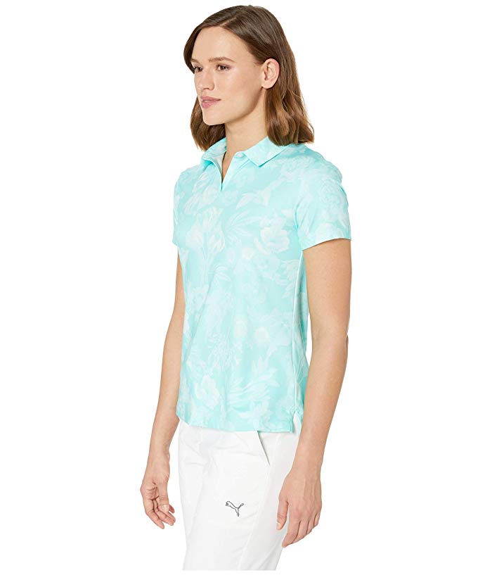 Nike Dri Fit UV Spring Short Sleeve Women S Golf Polo AJ5319 307 Size Medium Retail $65 New with Tag thumbnail