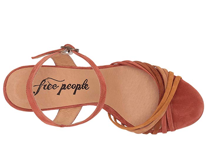 Free People Golden Hour Wedge Sandal Rust 41 at Hautelook - Womens Heeled Sandals - Summer Shoes thumbnail