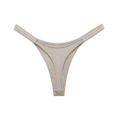 Yellow X-Large Womens Lace Thong Barely There Bras for Women 4742 Panties Seamless Solid Color Comfort Items for Women Under 5 Comfortable Low Waist P