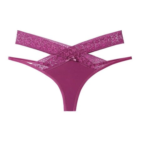 (2-Pack) Puawkoer Women Sexy Floral Lace Barely There Bras for Women 4742 Mesh Panties Low Rise Boy Short Panties Women Hollow Out Transparent Plus Hi
