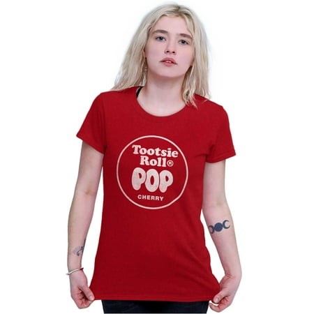 Cherry-Flavored Tootsie Roll Pop Women S T Shirt Ladies Tee Brisco Brands M