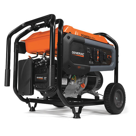 Generac 7681 GP6500 6500 Watt Gasoline Portable Generator with Convenience Cord (120 / 240V Single-Phase) Generators Portable Generators Standard
