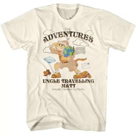 Fraggle Rock Adventures of Uncle Traveling Matt Men S T Shirt Explore the Great