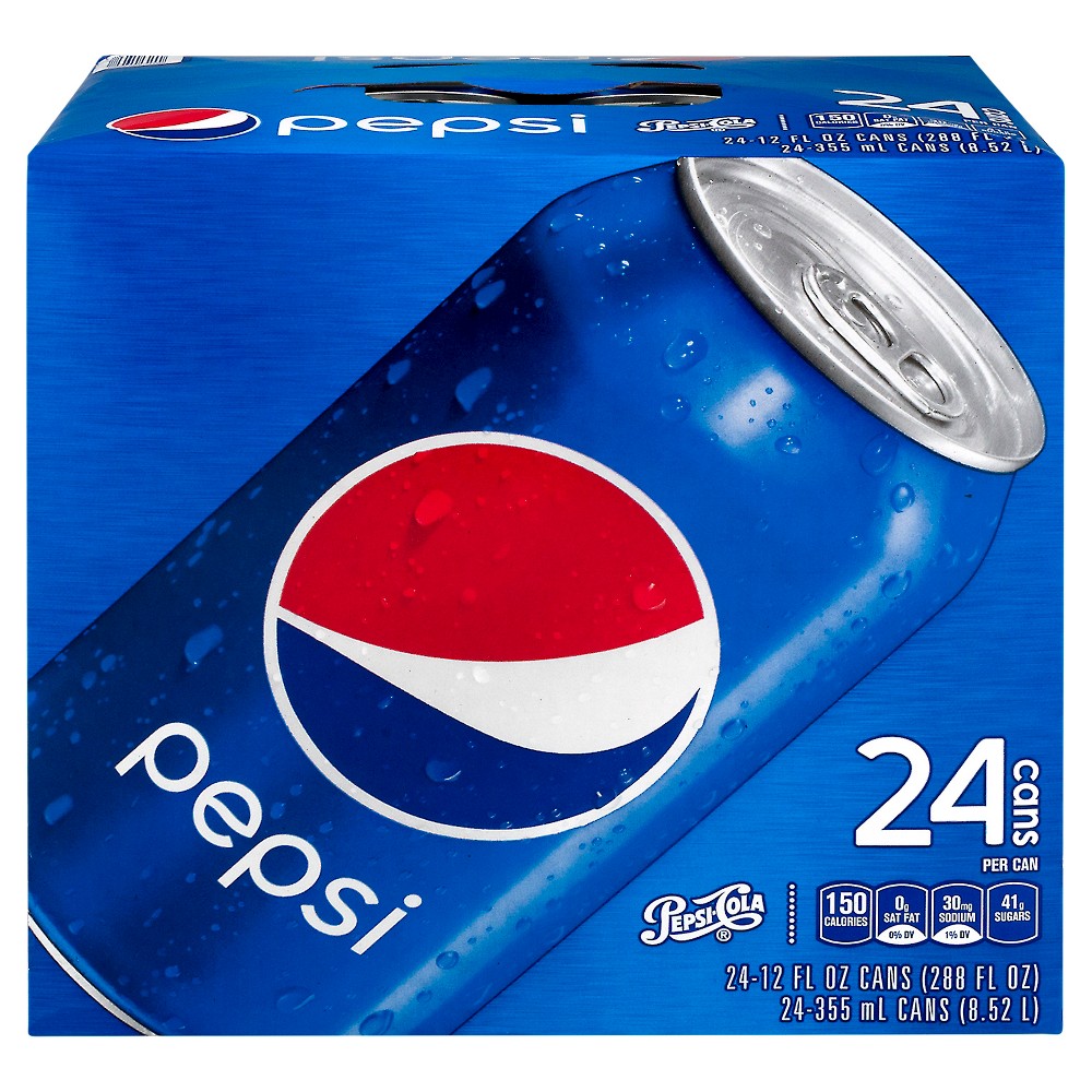 Pepsi Cola - 24pk/12 Fl Oz Cans