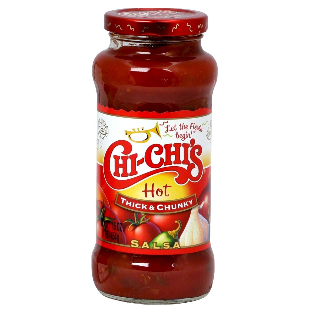 CHI-CHI S Thick & Chunky Salsa  Hot  16 Ounce (Pack of 12)