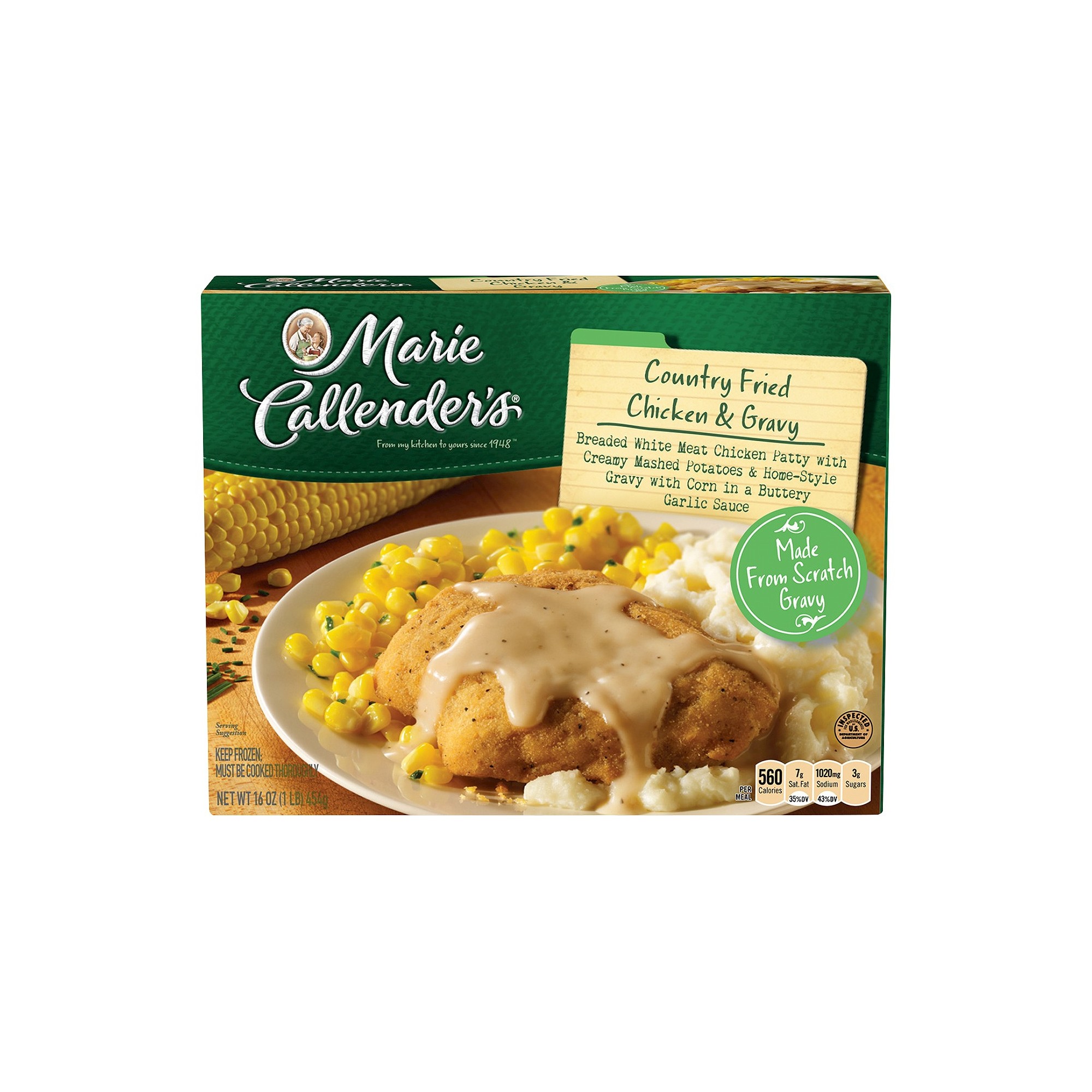 Marie Callender's Country Fried Chicken and Gravy, 13.1 Oz, Pack of 5 thumbnail