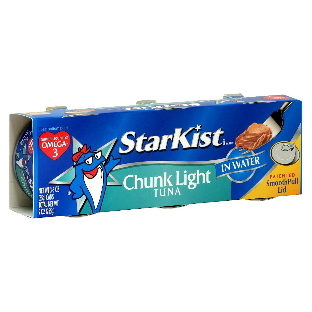 StarKist Chunk Light Tuna in Water Can (3-Pack) - 3 Oz