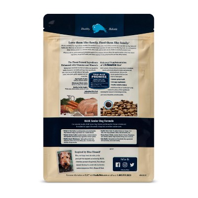 Blue Buffalo Senior Chicken & Brown Rice Dry Dog Food - 3lb, Size: 3 Lbs thumbnail
