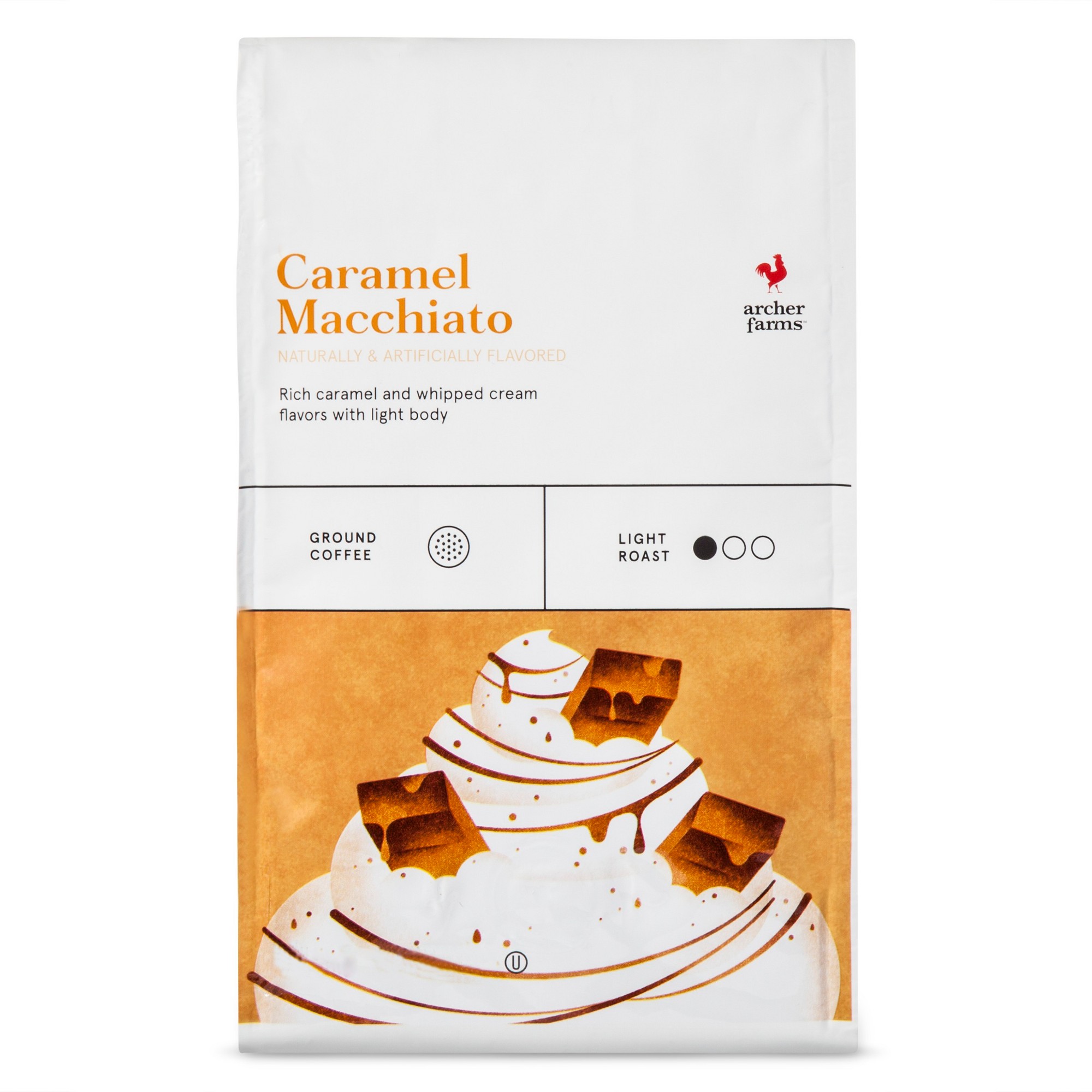 Caramel Macchiato Light Roast Ground Coffee - 20oz - Archer Farms thumbnail