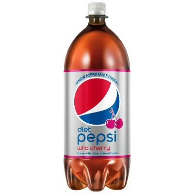 Diet Pepsi Cola Wild Cherry Soda Pop  2 Liter Bottle thumbnail