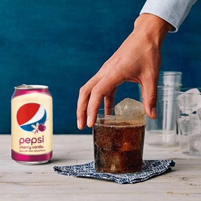 Pepsi Cherry Vanilla Soda - 12pk/12 Fl Oz Cans thumbnail