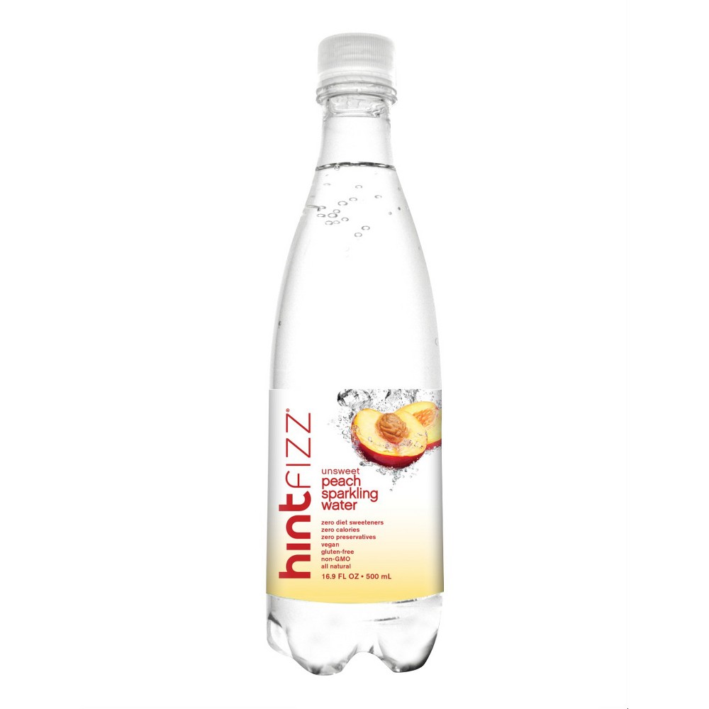 Hint Peach Sparkling Water - 16.9 Fl Oz Bottle