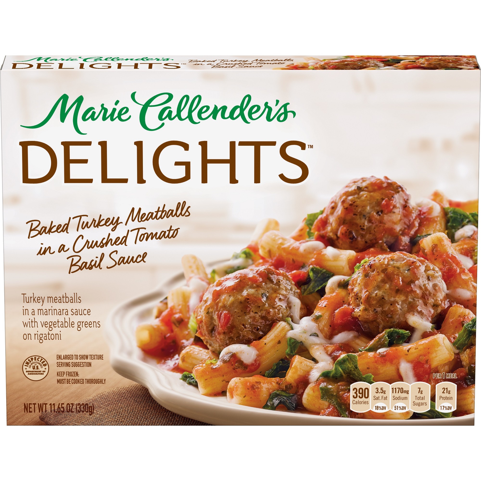 Baked Turkey Meatballs in a Crushed Tomato Basil Sauce Meal, Baked Turkey Meatballs in a Crushed Tomato Basil Sauce thumbnail