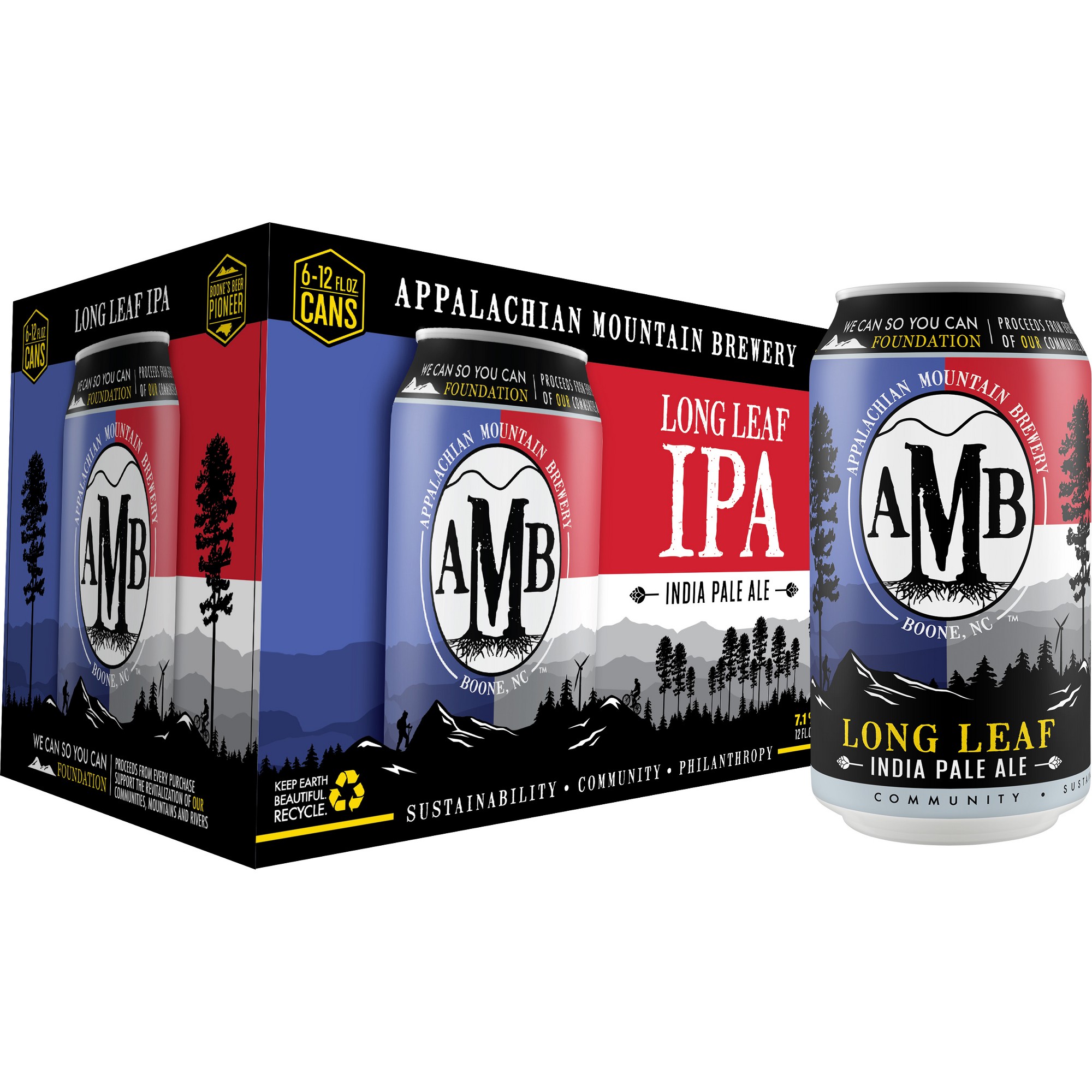 Appalachian Mountain Brewery Boone Creek Blonde Ale 6-12 Fl. Oz. Cans thumbnail